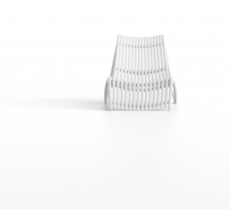 Шезлонг Ibiza Sun Lounger White4
